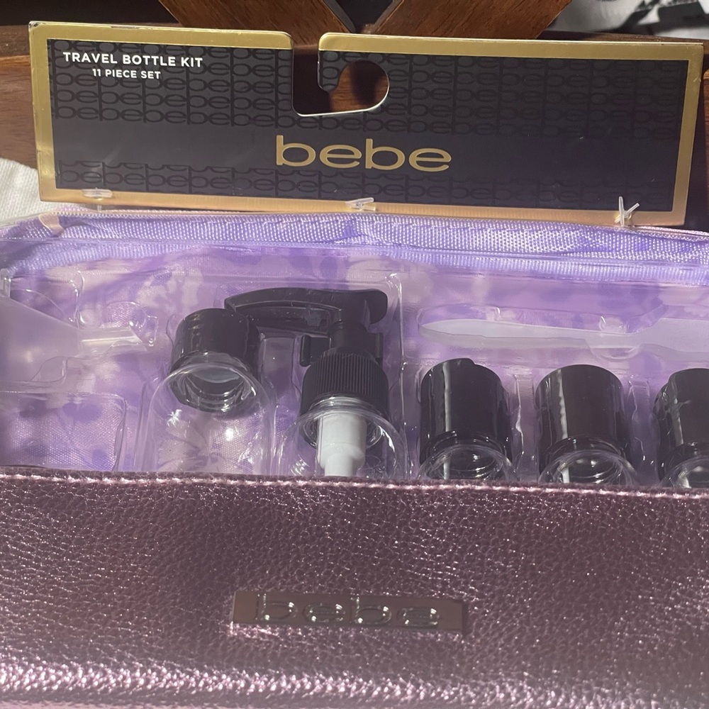 Bebe Travel Bottle Kit with Lavender Case